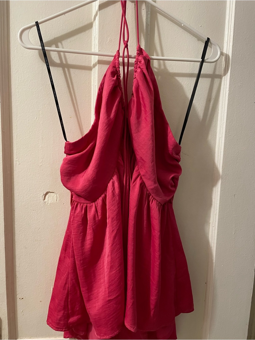 Forever 21 Hot Pink Halter Tank Dress
